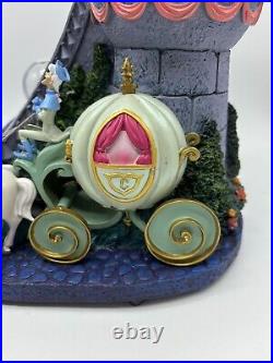 Disney Store CINDERELLA DREAM OF THE BALL Musical Light Up Double Snow Globe