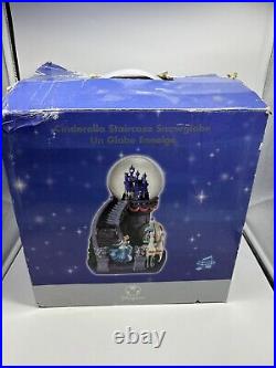 Disney Store CINDERELLA DREAM OF THE BALL Musical Light Up Double Snow Globe