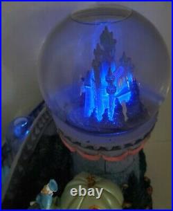 Disney Store Cinderella Staircase Snowglobe Musical Water Globe