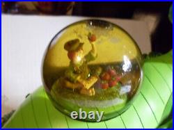 Disney Store Disney's Pete's Dragon Snow Globe Music Box Candle On The Water