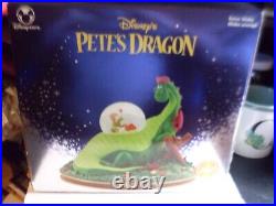 Disney Store Disney's Pete's Dragon Snow Globe Music Box Candle On The Water