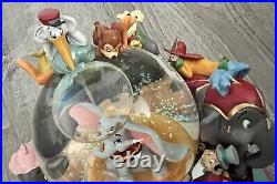 Disney Store Dumbo Animated Musical Snow Globe Entry of the Gladiators Rare