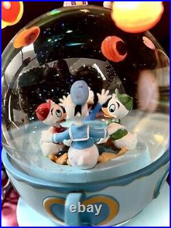 Disney Store Exclusive Donald Duck Snow Globe/Music Box TeaCup Lights (New-Open)