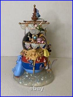 Disney Store Exclusive Gathering Ship A Whole New World Musical Snow Globe RARE