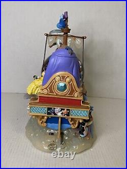 Disney Store Exclusive Gathering Ship A Whole New World Musical Snow Globe RARE