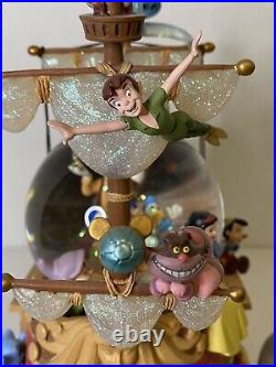 Disney Store Exclusive Gathering Ship A Whole New World Musical Snow Globe RARE