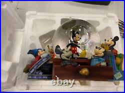 Disney Store Exclusive Mickey Mouse Musical Snow Globe-Large