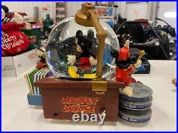 Disney Store Exclusive Mickey Mouse Musical Snow Globe-Large