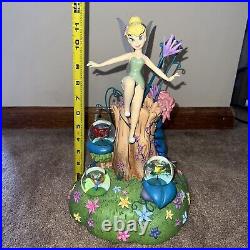 Disney Store Four Globe Tinkerbell Peter Pan You Can Fly. Musical Snowglobe