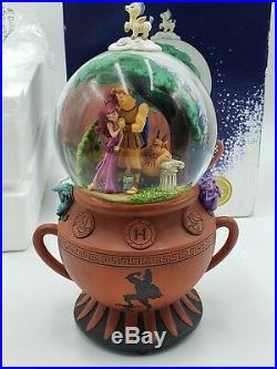 Disney Store Hercules Musical Snow Globe Plays Go the Distance New in Open Box