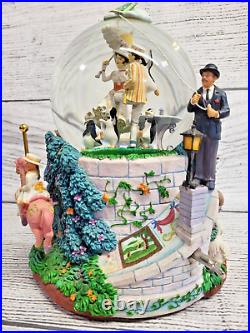 Disney Store Mary Poppins Let's Go Fly A Kite Water Snow Globe Music Box