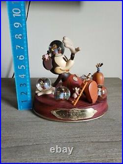 Disney Store Mickey Mouse Mickey's Nightmare Large Musical Snow Globe