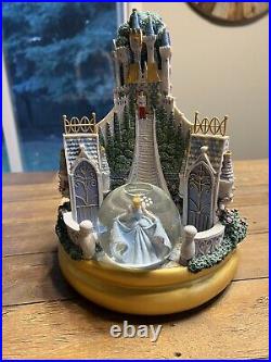 Disney Store Multi Princess Rotating Musical Snow Globe New In Box