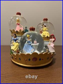 Disney Store Musical Princesses Snow Globe A Dream Is A Wish Your Heart Makes