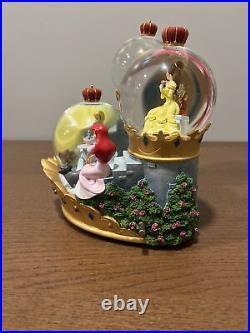 Disney Store Musical Princesses Snow Globe A Dream Is A Wish Your Heart Makes