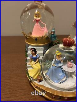 Disney Store Musical Princesses Snow Globe A Dream Is A Wish Your Heart Makes