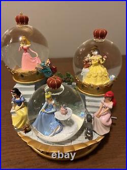 Disney Store Musical Princesses Snow Globe A Dream Is A Wish Your Heart Makes