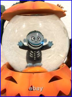 Disney Store Nightmare Before Chrismast Musical Snow Globe Jack Sally Damage