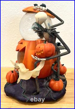 Disney Store Nightmare Before Chrismast Musical Snow Globe Jack Sally Damage