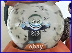 Disney Store Nightmare Before Chrismast Musical Snow Globe Jack Sally Damage