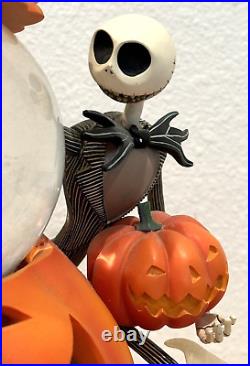 Disney Store Nightmare Before Chrismast Musical Snow Globe Jack Sally Zero Shock