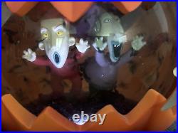 Disney Store Nightmare Before Chrismast Musical Snow Globe Jack Sally Zero Shock