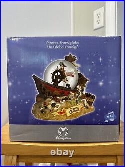 Disney Store Pirates of the Caribbean Snowglobe Musical Music Snow Globe New