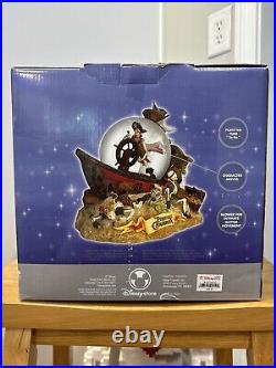 Disney Store Pirates of the Caribbean Snowglobe Musical Music Snow Globe New