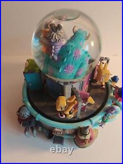 Disney Store Pixar Monsters Inc. Musical Glitter Snow Globe Sulley