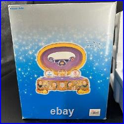 Disney Store Princess Ballet 3 Snow Globes Musical Jewelry Box New Open Box