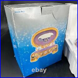 Disney Store Princess Ballet 3 Snow Globes Musical Jewelry Box New Open Box