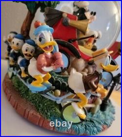 Disney Store Snow Globe Music Box Nifty Nineties Mickey & Minnie Rare