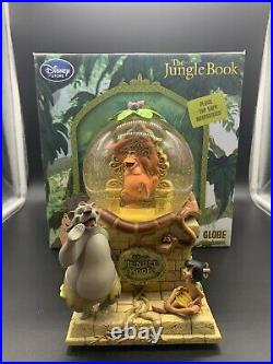 Disney Store The Jungle Book Bare Necessities Musical Snow Globe Louie Baloo Box