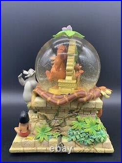 Disney Store The Jungle Book Bare Necessities Musical Snow Globe Louie Baloo Box