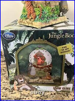 Disney Store The Jungle Book Music Snow Globe The Bear Necessities Nib