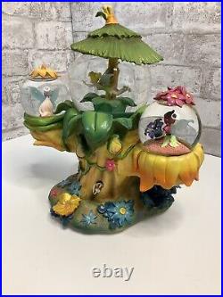 Disney Store Tinker Bell's Fairy Friends Musical Snow Globe You Can Fly WithBox