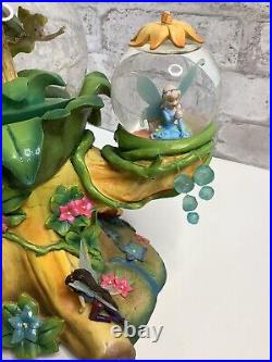 Disney Store Tinker Bell's Fairy Friends Musical Snow Globe You Can Fly WithBox