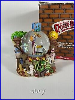 Disney Store Who Framed Roger Rabbit Snow Globe Music Box Feat. Jessica Vntg