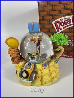 Disney Store Who Framed Roger Rabbit Snow Globe Music Box Feat. Jessica Vntg