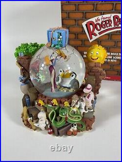 Disney Store Who Framed Roger Rabbit Snow Globe Music Box Feat. Jessica Vntg