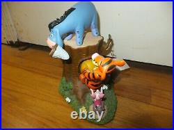 Disney Store Winnie The Pooh Piglet Music Box Water Globe Rumbly In My Tumbly