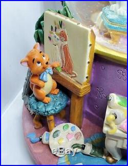 Disney The Aristocats RARE Musical Snowglobe Globe Everybody Wants to be a Cat