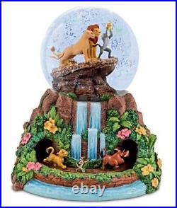 Disney The Lion King Rotating Bradford Exchange Musical Glitter Globe