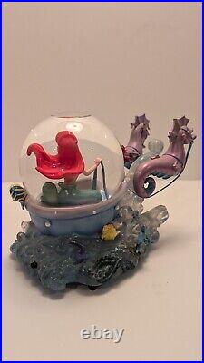 Disney The Little Mermaid Ariel Seahorses Musical Snow globe Part Of Your World