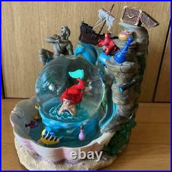 Disney The Little Mermaid Ariel Snow Globe Music Box Part of Your World170/KN