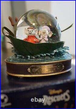 Disney The Rescuers Musical Snow Globe 30th Anniversary Limited Edition