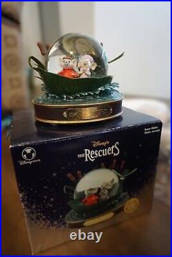 Disney The Rescuers Musical Snow Globe 30th Anniversary Limited Edition