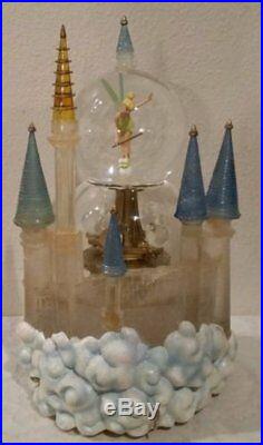 Disney Theme Park Tinkerbell Musical Lighted Snow Globe Plays When You Imagine