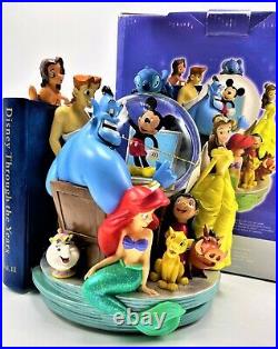 Disney Through The Years Vol. 2 Musical Snow Globe in Original Box