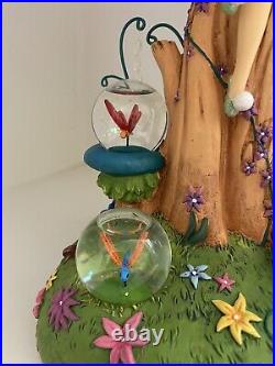 Disney Tinker Bell Among Fireflies Musical Snow Globe You Can Fly MINT